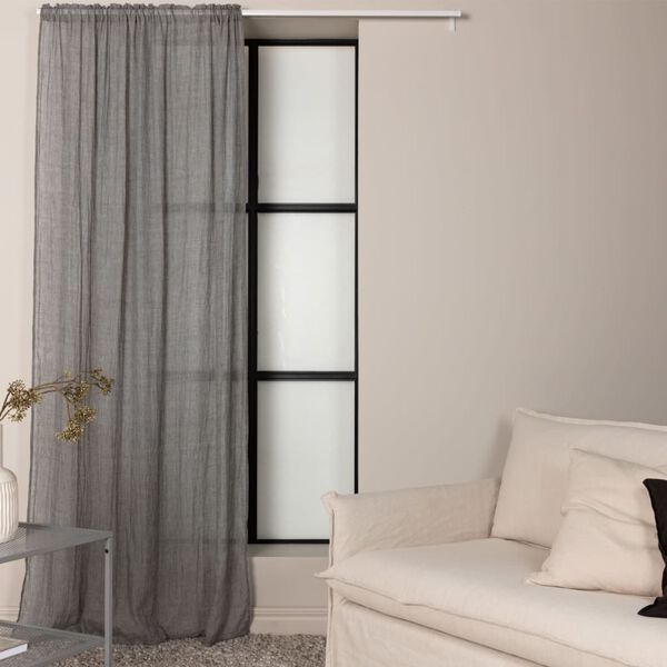 Venture Home Curtain Elena 240x135 cm Polyester Dark Grey