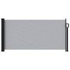 vidaXL Retractable Side Awning Grey 300 x 100 cm Polyester