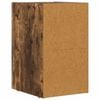 vidaXL Bedside Table Smoked Oak 29.5 x 33.5 x 50 cm Engineered Wood