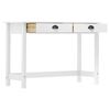 vidaXL Console Table Hill with 2 Drawers 110x45x74 cm Solid Pine Wood