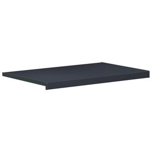 vidaXL Window Sill Anthracite with wood grain 60 x 50 x 4.5 cm PVC