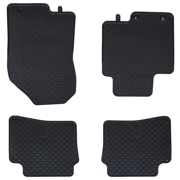 vidaXL Car Mat 4 pcs Black suitable for Hyundai i20 , BAYON Rubber