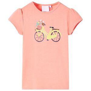 Kids'T-shirt Neon Coral 116