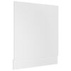 vidaXL Dishwasher Panel Lyon White 59.5x3x67 cm Engineered Wood