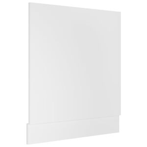 vidaXL Dishwasher Panel Lyon White 59.5x3x67 cm Engineered Wood