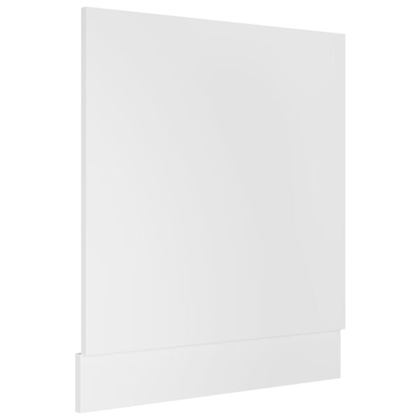 vidaXL Dishwasher Panel Lyon White 59.5x3x67 cm Engineered Wood