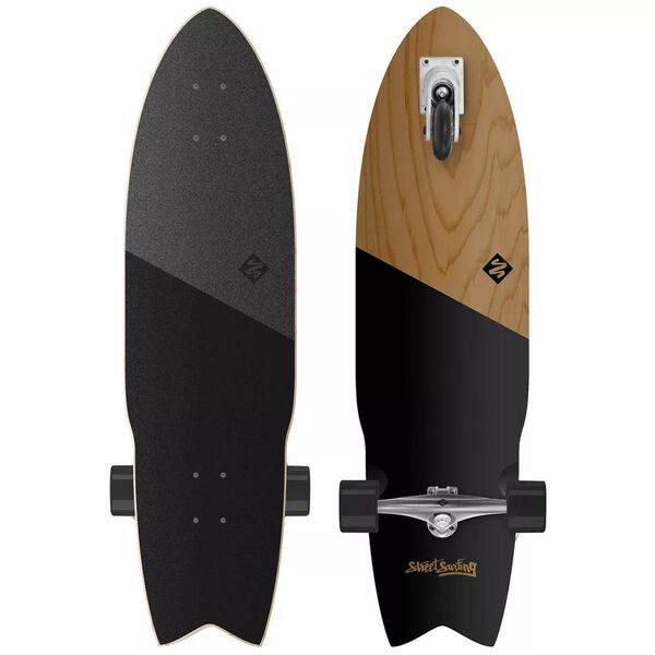 Street Surfing Pumping Board Shark Attack 91.4 cm KOA BLACK