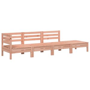 vidaXL Garden Sofa 4-Seater Solid Wood Douglas