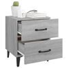 vidaXL Bedside Cabinet Grey Sonoma 40x35x47.5 cm