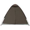 vidaXL Camping Tent Dome 2-Person Brown Waterproof