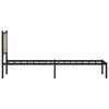vidaXL Metal Bed Frame without Mattress Sonoma Oak 100x190 cm