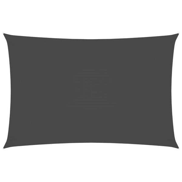 vidaXL Sunshade Sail Oxford Fabric Rectangular 2x4 m Anthracite