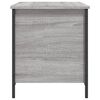 vidaXL Storage Bench Grey Sonoma 80x42.5x50 cm Engineered Wood