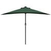 vidaXL Garden Parasol Green 294 x 150 x 224 cm Polyester and Steel