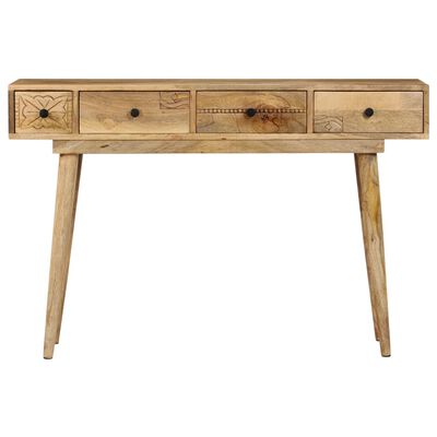 vidaXL Console Table 118x30x77 cm Solid Mango Wood