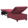 vidaXL Sofa Bed Red 194 x 67 x 37 cm Fabric
