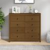 vidaXL Side Cabinet Honey Brown 100x40x90 cm Solid Wood Pine