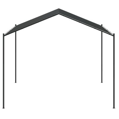 vidaXL Canopy Tent Anthracite 4x4 m Steel and Fabric