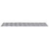 vidaXL Stair Tread Rectangular 2 pcs Silver 90 x 30 cm Aluminium