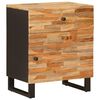 vidaXL Bed cabinet with Drawer Brown 50 x 33 x 60 cm Solid Mango Wood