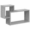 vidaXL Wall Shelf Wall-Mounted Grey Sonoma 55 x 15 x 35 cm