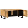 vidaXL Coffee Table 100x55x40 cm Solid Wood Rough Mango