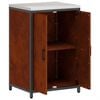 vidaXL Kitchen Storage with Shelf Rusty 60 x 50 x 92 cm Steel
