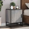 vidaXL Bedside Cabinets 2 pcs Grey Sonoma 40x31x50 cm Engineered Wood and Metal