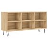 vidaXL TV Cabinet Sonoma Oak 103.5x30x50 cm Engineered Wood