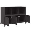 vidaXL Sideboard Black 100.5x39x72 cm Steel