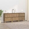 vidaXL Sideboards 3 pcs Artisan Oak 60 x 35 x 70 cm Engineered Wood