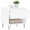vidaXL Coffee Table White 50x46x50 cm Engineered Wood