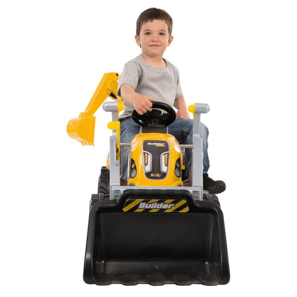 Smoby Kids Tractor and Trailer Builder Max Yellow and Black