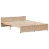 vidaXL Bed Frame without Mattress 120x200 cm Solid Wood Pine