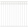 vidaXL Fence Element Assen White 170 x 120 cm Steel