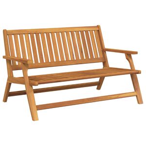 vidaXL Garden Relax Bench Brown 122 x 78 x 73 cm Solid Acacia Wood