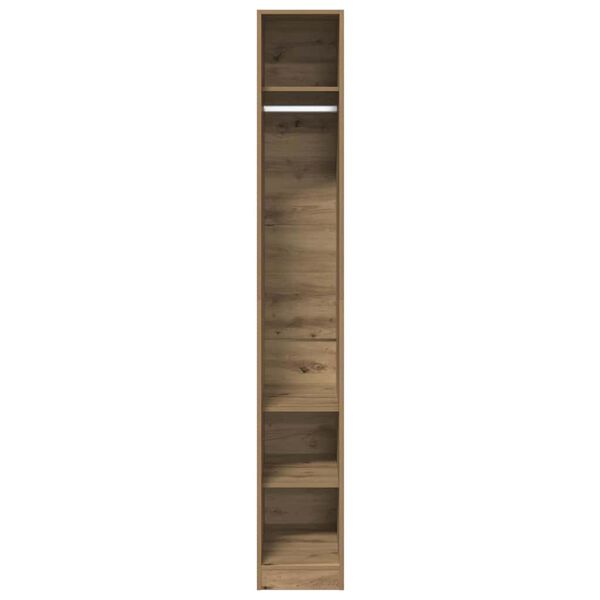 vidaXL Wardrobe Artisian Oak 30x50x200 cm Engineered Wood