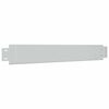 Set of 15 Flexible Lawn Fence Galvanised Steel 100 x 14 cm
