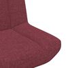 vidaXL Swivel Chair Wine Red 63 x 75 x 76 cm Fabric