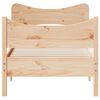 vidaXL Bed Frame without Mattress 90x190 cm Single Solid Wood Pine