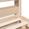 vidaXL Bed Frame without Mattress 100x200 cm Solid Wood Pine