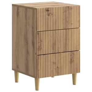 vidaXL Bedside Cabinet Artisan Oak 43 x 41 x 66.5 cm Engineered Wood