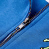 Kids' Hooded Sweatshirt with Zip Blue 116