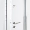 vidaXL Front Door White 110x207.5 cm Aluminium