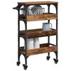 vidaXL Kitchen Trolley Old Wood 53 x 20 x 76 cm Engineered Wood