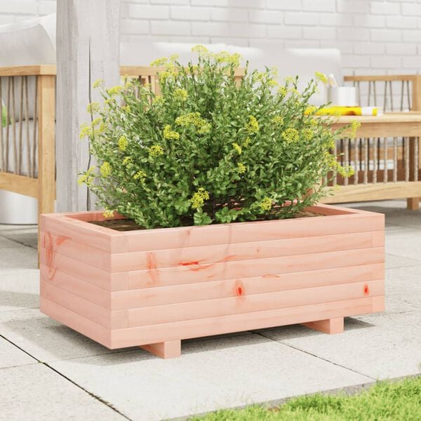 vidaXL Garden Planter 70x40x26.5 cm Solid Wood Douglas