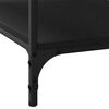 vidaXL Coffee Table Black Oak 82 x 50 x 40 cm Engineered Wood