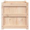 vidaXL Garden Planters 2 pcs Solid Wood Pine
