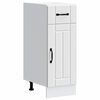 vidaXL Kitchen Base Cabinet "Lucca" White Engineered Wood