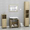 vidaXL Bathroom Furniture Set Sonoma Oak Engineered Wood